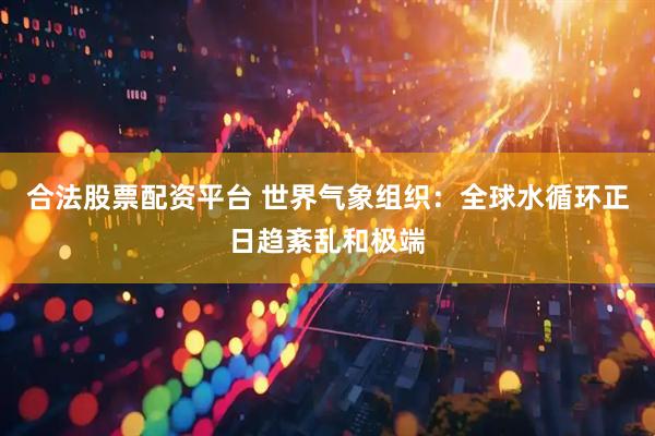 合法股票配资平台 世界气象组织：全球水循环正日趋紊乱和极端